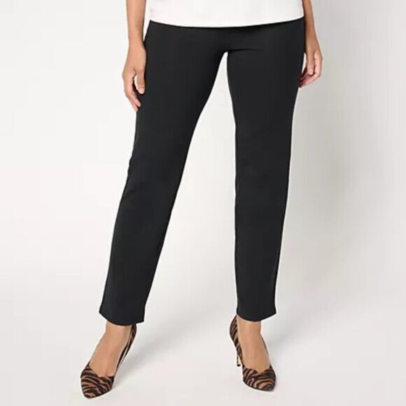 Women with Control Regular 86/14 Wide Leg Crop Pants L - Picture 2 of 11